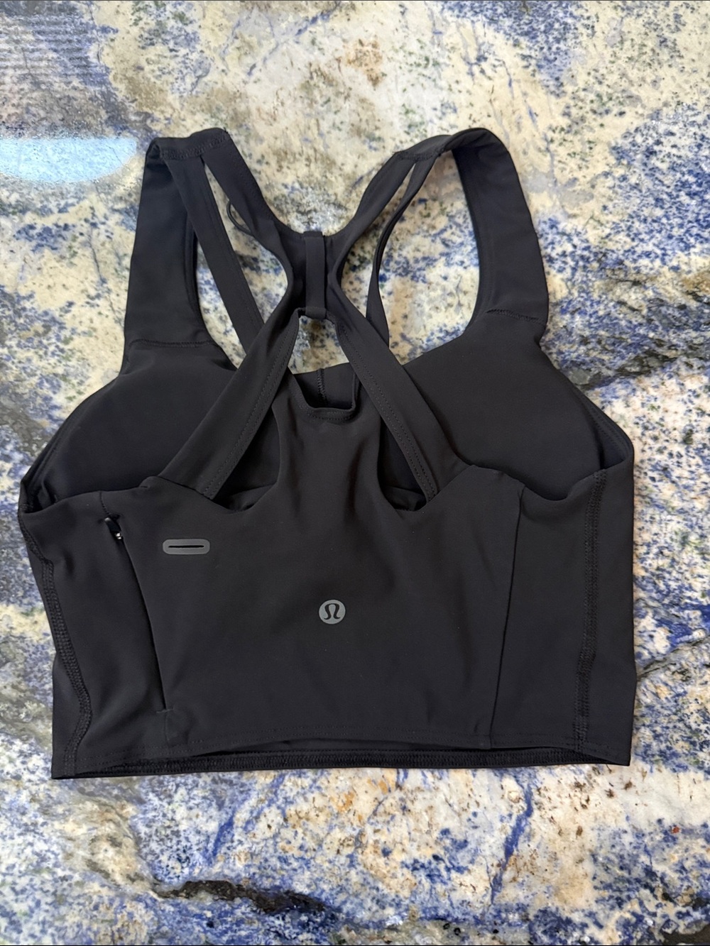 lululemon athletica Black Racerback Sports Bra - Picture 2 of 4
